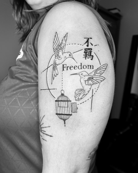 Freedom Concept Tattoo (c) Lenistattoostudio